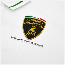 Automobili Lamborghini Squadra Corse Polo Blanco Para Niño