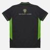 Polo negro para niño Lamborghini Squadra Corse
