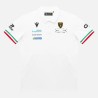 Polo blanco para niño Lamborghini Squadra Corse