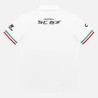 Polo blanco para niño Lamborghini Squadra Corse