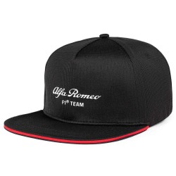 Alfa Romeo Team Cap Flat Brim Black