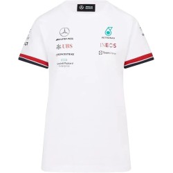 Camiseta Mercedes-Amg Petronas Replica Women's Driver Tee - Blanco