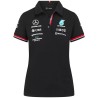 Polo Equipo Mercedes Amg Petronas F1 Negro Mujer
