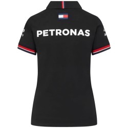 Polo Equipo Mercedes Amg Petronas F1 Negro Mujer
