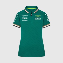 Polo réplica equipo Aston Martin F1 mujer