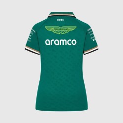 Polo réplica equipo Aston Martin F1 mujer