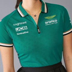 Polo réplica equipo Aston Martin F1 mujer