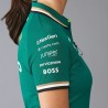 Polo réplica equipo Aston Martin F1 mujer