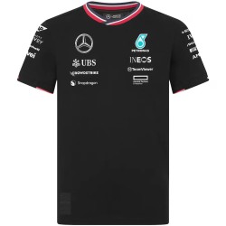 Camiseta Infantil Mercedes AMG Petronas F1 2024 Team Driver - Negro