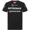 Camiseta Infantil Mercedes AMG Petronas F1 2024 Team Driver - Negro