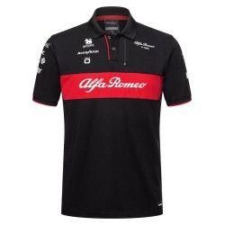 Polo Alfa Romeo Mens Race Team Black/Red