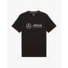 Camiseta Puma Mercedes Amg-F1 Essential Logo Manga Corta Negro