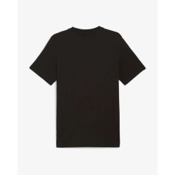 Camiseta Puma Mercedes Amg-F1 Essential Logo Manga Corta Negro
