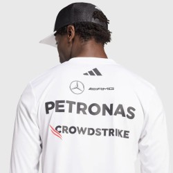 Adidas 2025 Long Sleeve Driver T-shirt Mercedes-AMG F1