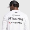 Adidas 2025 Long Sleeve Driver T-shirt Mercedes-AMG F1