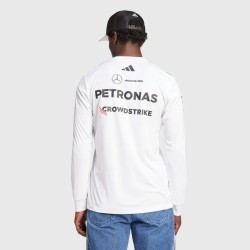Adidas 2025 Long Sleeve Driver T-shirt Mercedes-AMG F1
