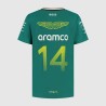 Camiseta Infantil Fernando Alonso Aston Martin F1 Team
