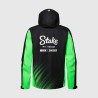 Equipo Stake F1 Chaqueta de Lluvia Hombre Negra/Verde