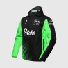 Equipo Stake F1 Chaqueta de Lluvia Hombre Negra/Verde
