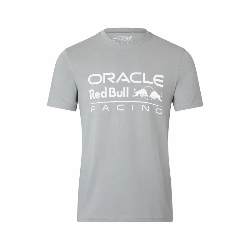 Camiseta Red Bull Racing Hombre Logo Grande Gris