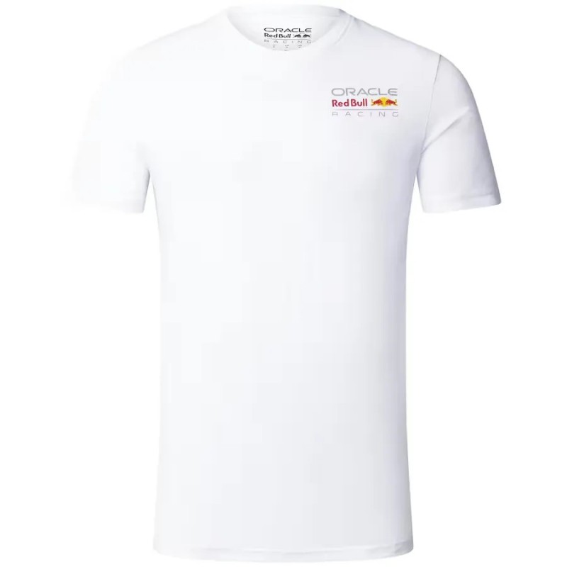 Camiseta Oracle Red Bull Racing Large Logo - Blanco Camiseta Oracle Red Bull Racing Large Logo - Blanco