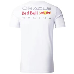 Camiseta Oracle Red Bull Racing Large Logo - Blanco