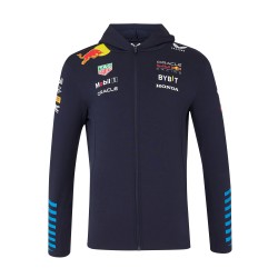 Red Bull Racing Men's Full Zip Hoodie Navy