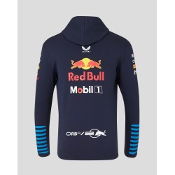 Red Bull Racing Men's Full Zip Hoodie Navy