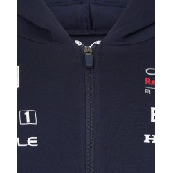 Red Bull Racing Men's Full Zip Hoodie Navy