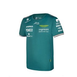 Camiseta Aston Martin F1 Fernando Alonso Niño Verde 2023