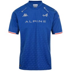 Camiseta Deportiva Alpine F1 Azul Real para Hombre