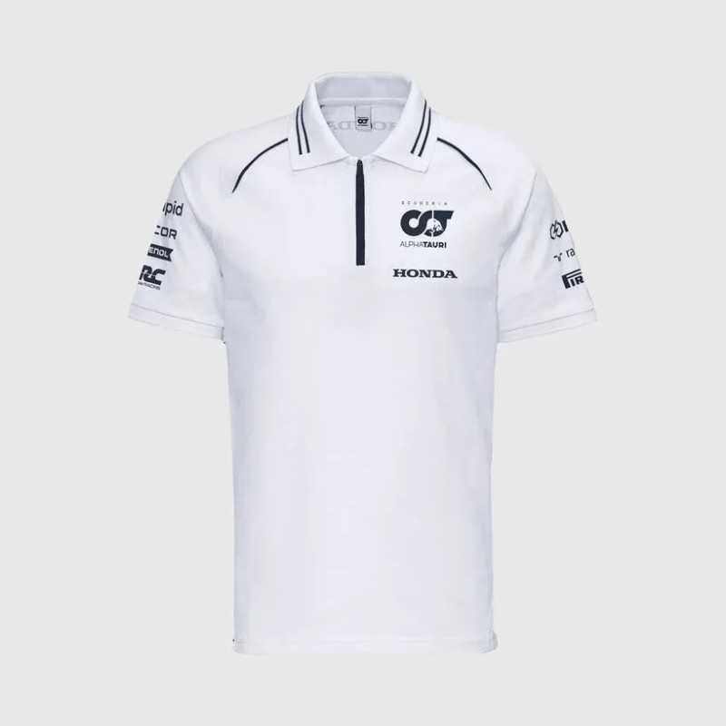 Equipo Alpha Tauri Polo Blanco