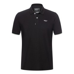 Alfa Romeo Racing F1 Small Logo Pique Polo Shirt - Black