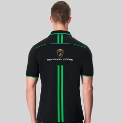 Polo Automobili Lamborghini Squadra Corse Mens Team Negro