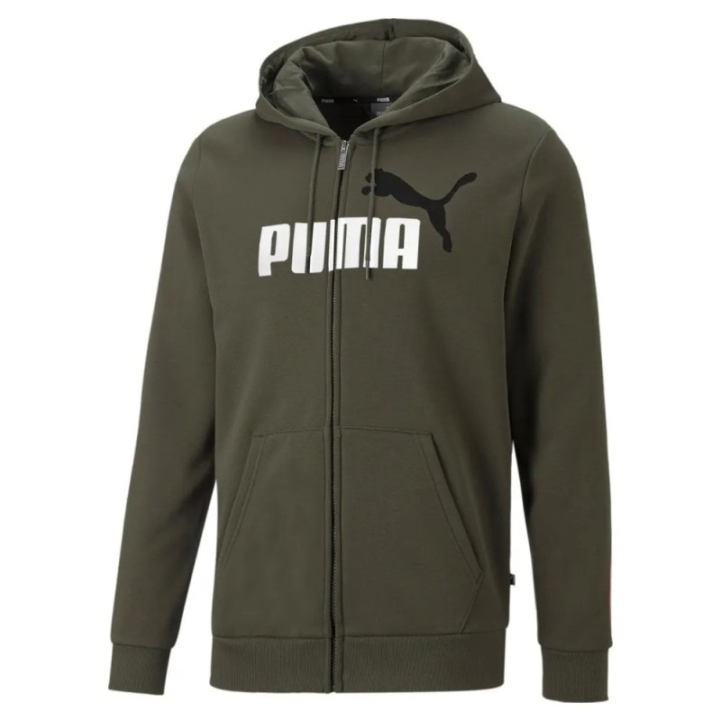 Sudadera con Cremallera Puma Forest Night