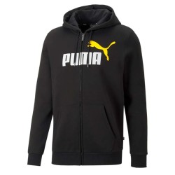 Sudadera con Cremallera Puma Negra