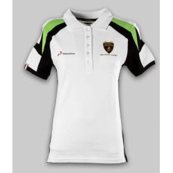 Polo Lamborghini Squadra Corse Bianca Mujer
