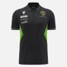 Automobili Lamborghini Squadra Corse Polo Negro Para Hombre