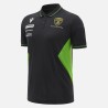 Automobili Lamborghini Squadra Corse Polo Negro Para Hombre