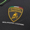 Automobili Lamborghini Squadra Corse Polo Negro Para Hombre