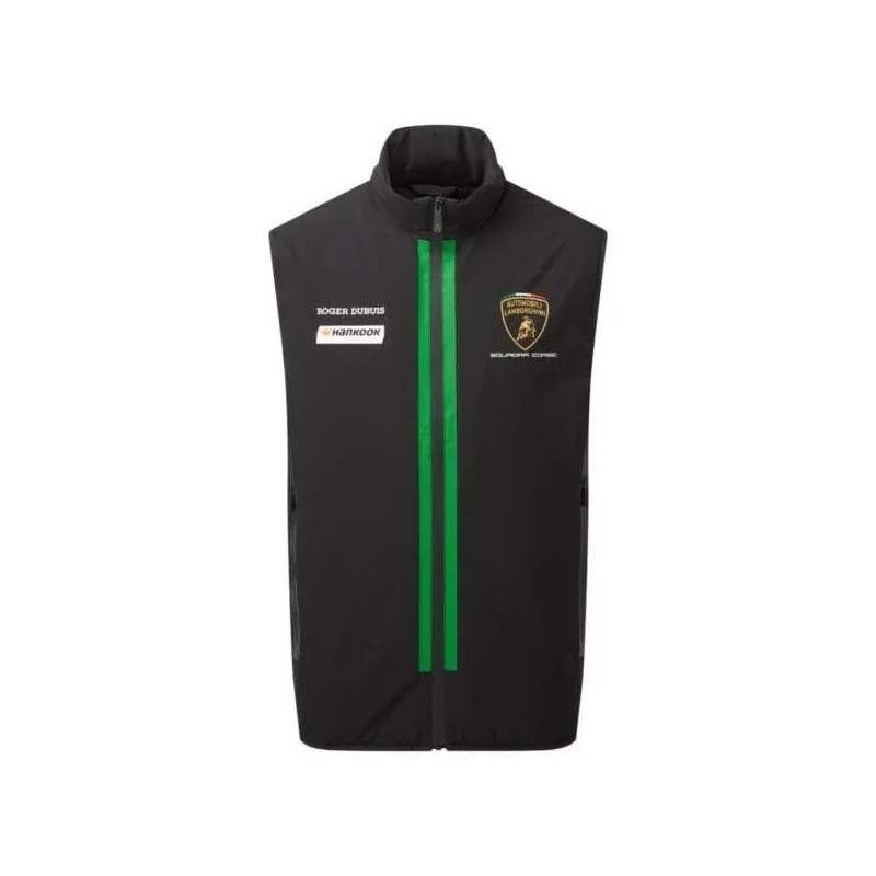 Chaleco del equipo Lamborghini Squadra Corse Negro