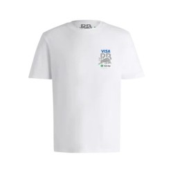 Visa Cash App RB Camiseta Hombre Blanco
