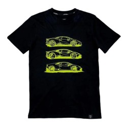 Camiseta Lamborghini Swinger Hombre Negra