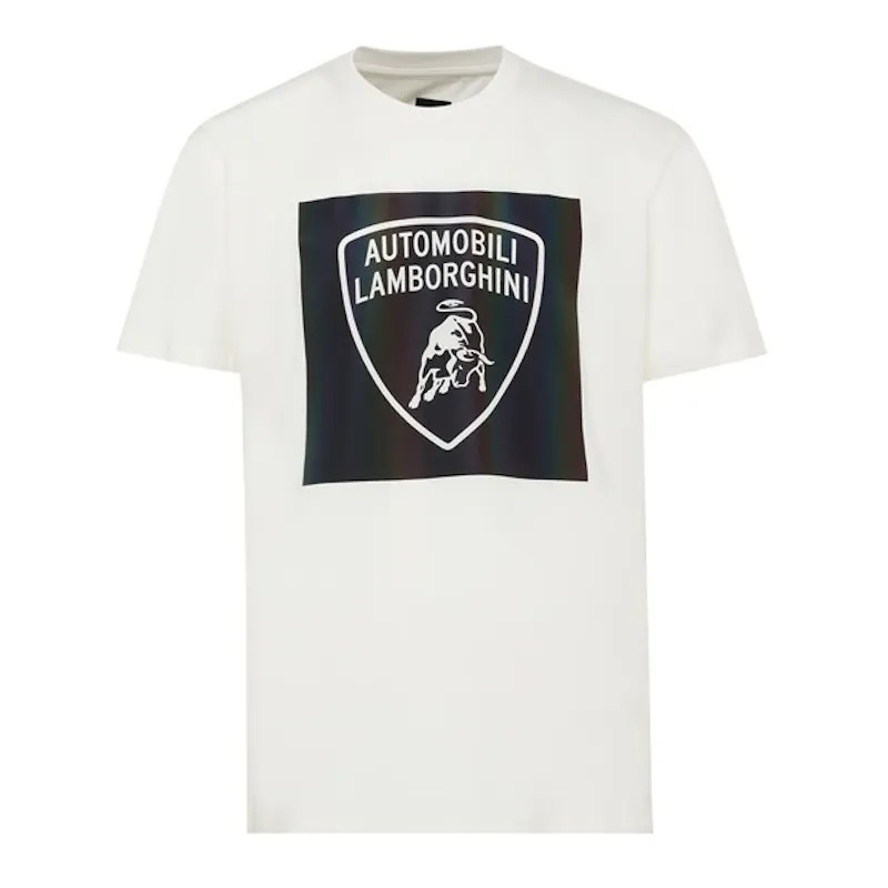 Camiseta Lamborghini Swinger Hombre Blanca