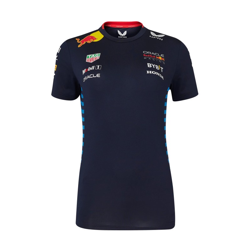 Red Bull Racing F1 Mujer Camiseta Equipo 2024 - Azul Marino