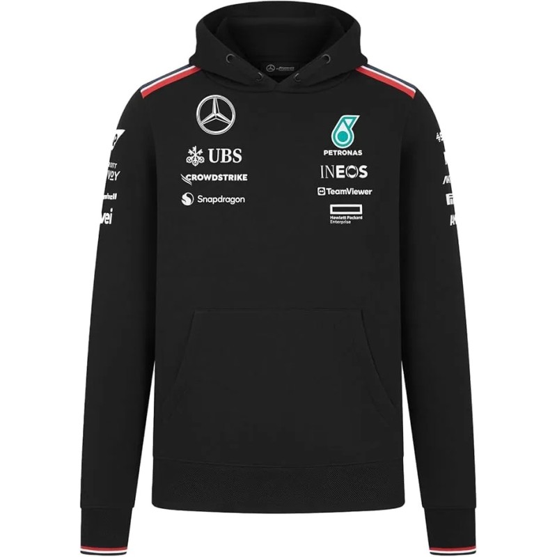 Sudadera con Capucha Mercedes Amg Petronas para Hombre F1 Team 2024 Sudadera con Capucha Mercedes Amg Petronas para Hombre F1 Team 2024
