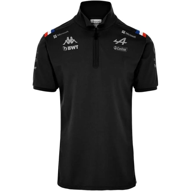 Polo Oficial Alpine F1 Equipo 2022 Negro