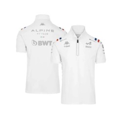 Polo Oficial Kappa Alpine F1 Blanco