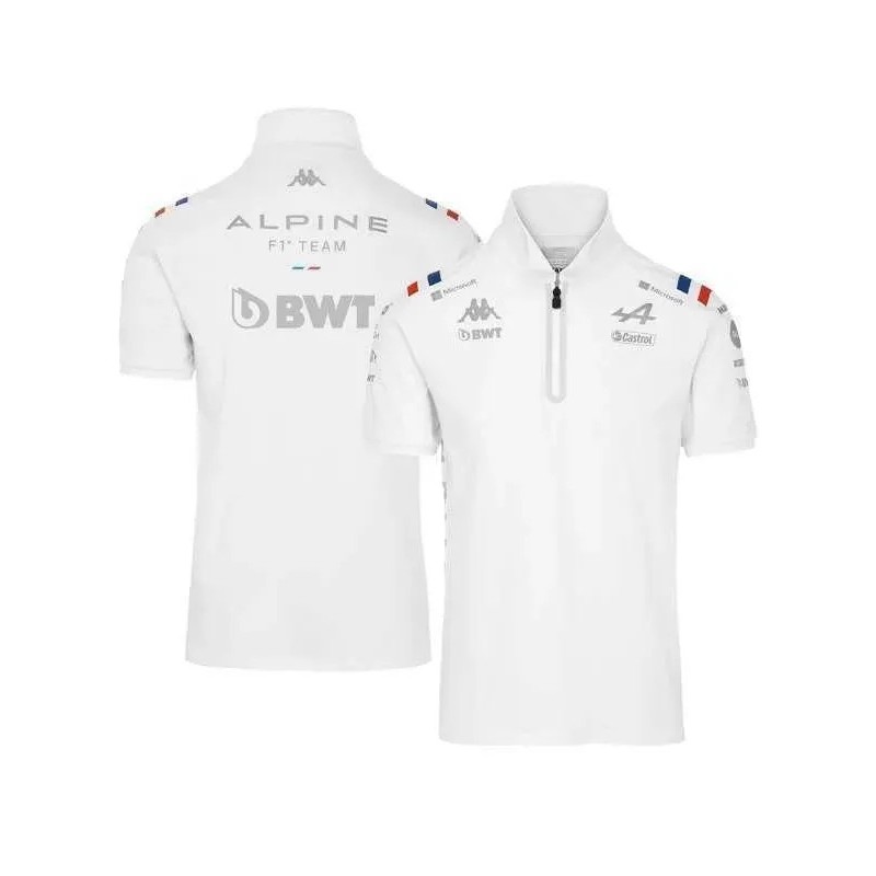 Polo Oficial Kappa Alpine F1 Blanco