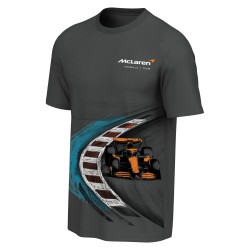 McLaren Men's On The Track SS Tee Charcoal